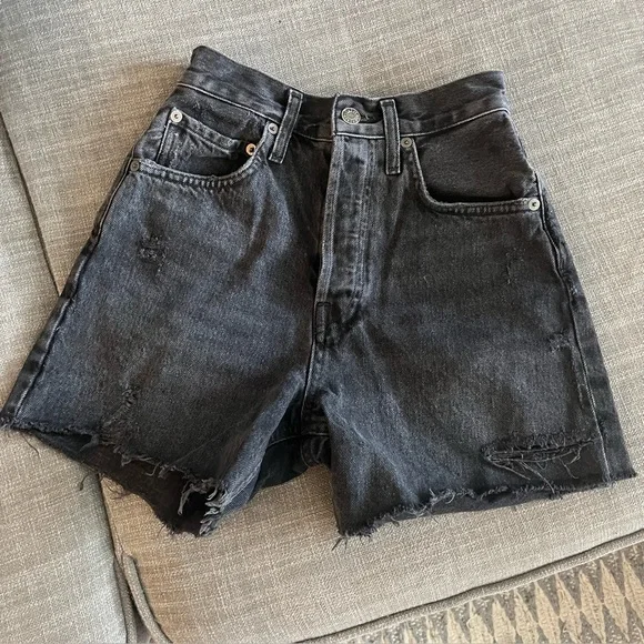 AGolde Riley Short Size 23 Vortex - Picture 2 of 6